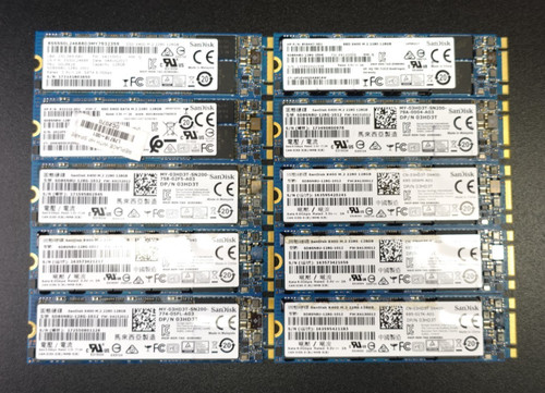 Joblot sandisk 128gb - 10, x