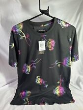New DRILL NYC Clothing Company Men’s Short Sleeve Tee.L. Multicolour Rose. BNWT