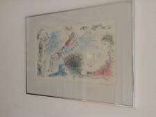 Marc Chagall Lithograph 'L'Ame du Cirque'  (The Soul of the Circus) 1980