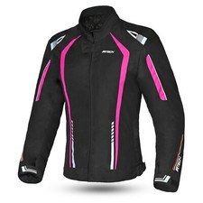 Women Motorbike Waterproof Textile CE Armor Jacket Coat Ladies Motorcycle Jacket