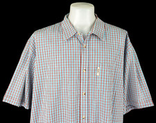 RYEDALE Mens Blue & Red S/S