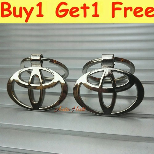 Toyota chrome metal logo - toyota,