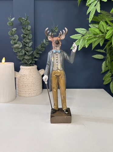 Dapper stag figurine - stag,