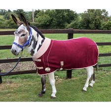 Ruggles Shetland Miniature Donkey Double Bonded Fleece Rug - Cooler/Wicking