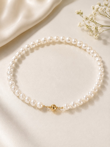 New 6mm faux pearl - 6mm,