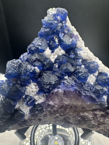 Blueberry fluorite 229g - 229g,