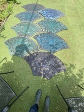 Imprinted/Concrete Imprinting Mats - European Fan Stamp Mat - 117cm x 68cm