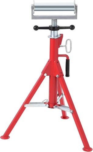 Adjustable roller pipe stand - adjustable,