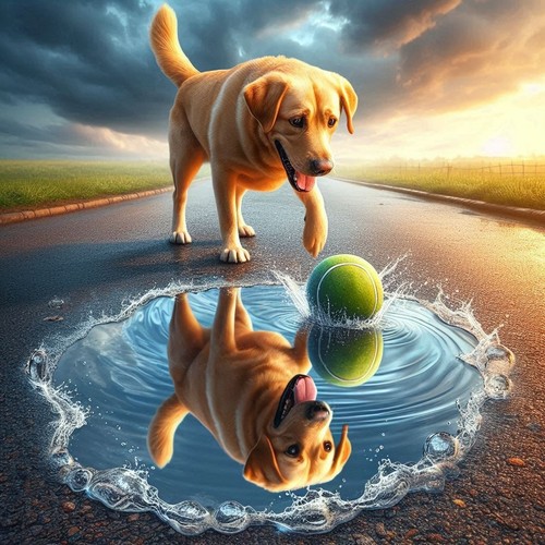 Golden labrador cross - golden,