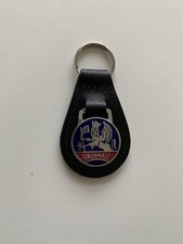 BLACK  LEATHER KEYRING/ FOB