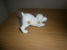 Vintage mini porcelain dog