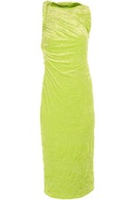 VERSACE GREEN VELVET MIDI