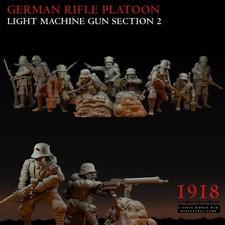 28mm WW1 German LMG Section