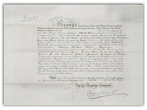 King george signed - george,