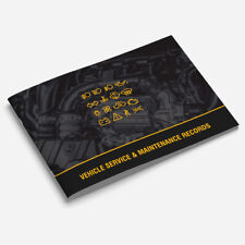 Blank Service History Book Car
