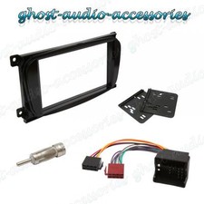 Double DIN Oval Black Facia Fascia for Ford Car Radio CD Stereo Fitting Kit