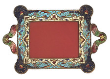 Antique Tablet Cloisonne