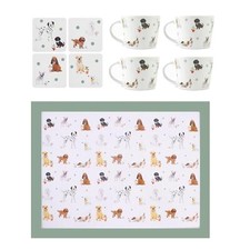 Dog Print Design Mugs Lap Tray
