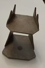 Vintage Plastic Table Top Display Stand Two Shelves One With Plate Stand 4” Tall