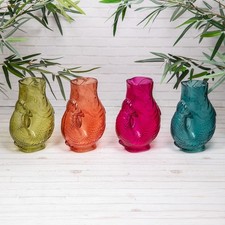 Glass Fish Gluggle Jug Vintage