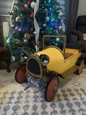 Vintage Brum Metal Pedal Car Made In England. Excellent Xmas or Collectors Gift