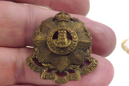 Military badge tenth london - military,