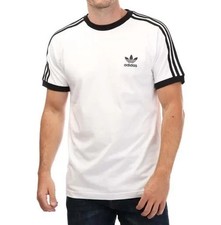 Adidas Originals 3 Stripes Cotton T-shirt Crew Neck Short Sleeve S-XXL