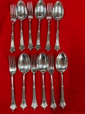 1900’s Silver Plated Albany Pattern Dessert Set 12 Piece Edward & Sons Sheffield