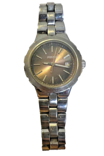 Fossil watch ladies stainless - fossil,