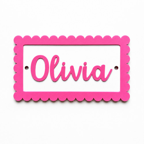 Personalised name door sign - personalised,