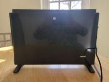 Zanussi 2000W/2KW Electric Convector Heater, Freestanding Radiator in Black 