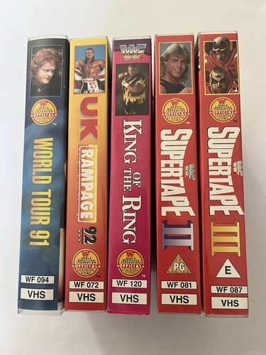 Wwf vhs bundle wrestling - wwf,