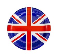 20pcs Union Jack Plates VE Day