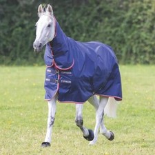 Shires Typhoon 100g Combo Turnout Rug - Navy