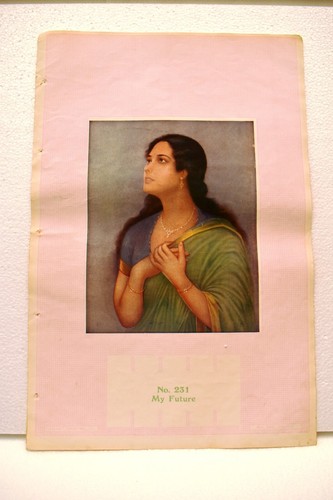 Vintage litho print - print, my