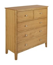 Retro Oak Chest of Drawers /