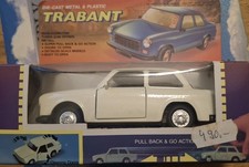 Trabant 601S De Luxe in white, 1:24 scale diecast car model from Welly