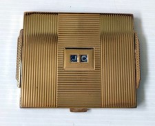 Gold Metal Handbag Compact