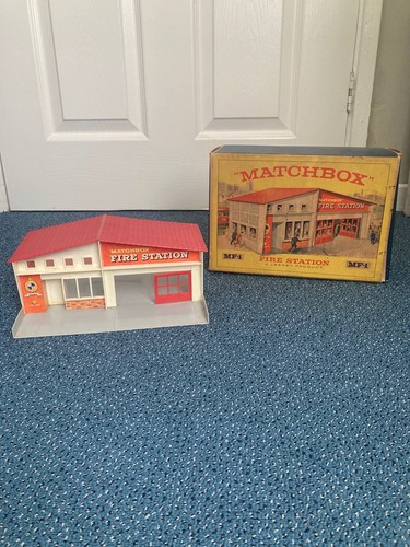 Matchbox fire station with - matchbox,