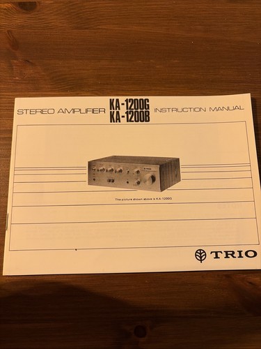Trio 1200g 1200b stereo - trio,