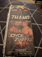 5 Joe Joyce boxing programmes vs Takam, Hammer, Hrgovic and  Zhang 1&2