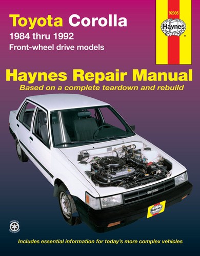 Toyota corolla fwd - toyota, (1984-1992)