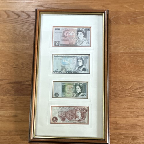 Bank england framed note - bank,