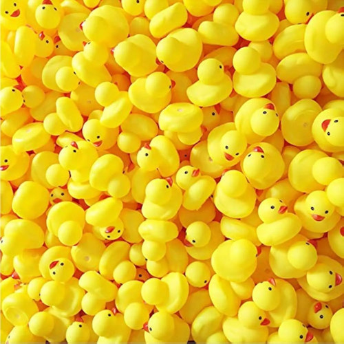 200pcs yellow rubber duck - 10-200pcs,