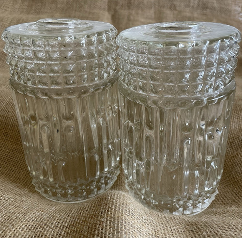Mid century moulded glass