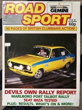 Road Sport Magazine September 1986