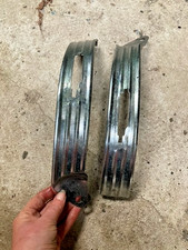 1950's  Triumph T100  Pre Unit  Petrol Tank Strip Bands Used for Restoration.