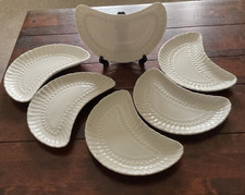 White Bone China Scalloped