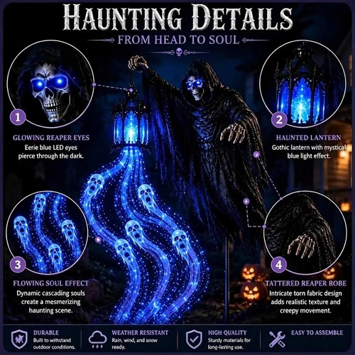 Halloween grim reaper - halloween,