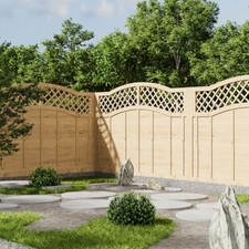 6ft wooden garden fence - 3-6ft,